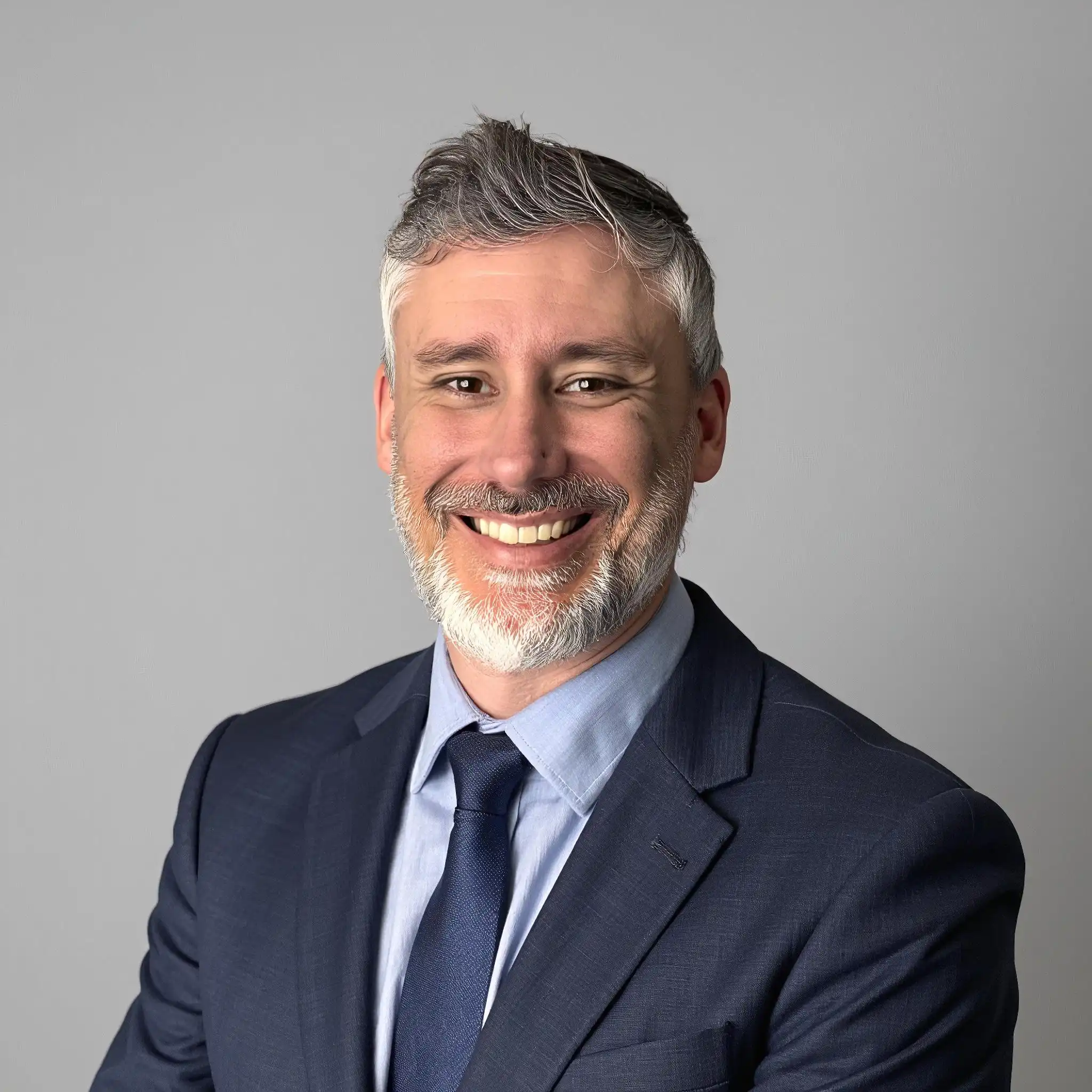 Headshot of a person taken by a photographer